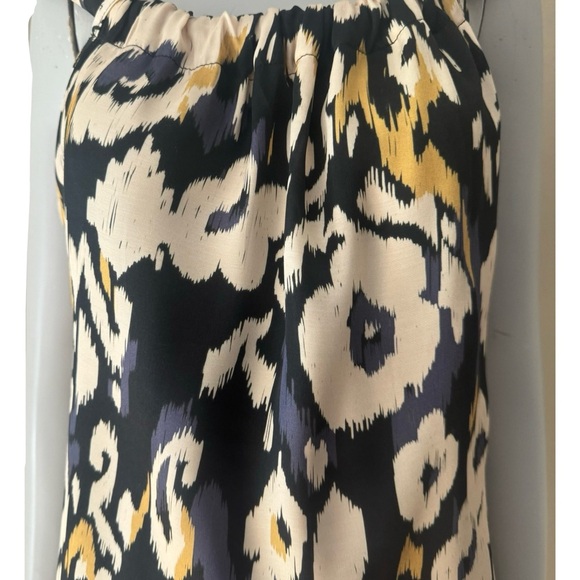 ESPECIA Ikat Tribal Print Sleeveless Top Silky Viscose Size Small - Picture 4 of 16